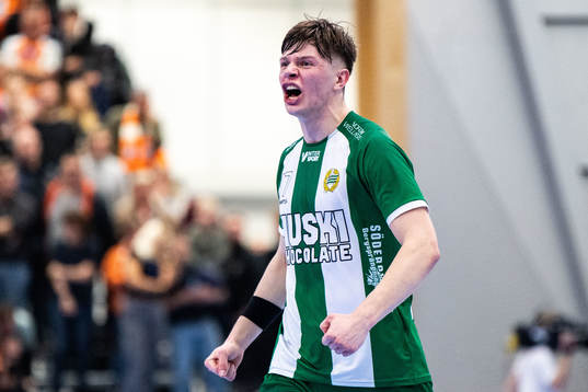 Hammarbys Ludvig Lindeberg jublar