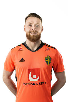Viktor Johansson of the Swedish national football team