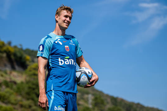 Ola Solbakken of the Norwegian national football team