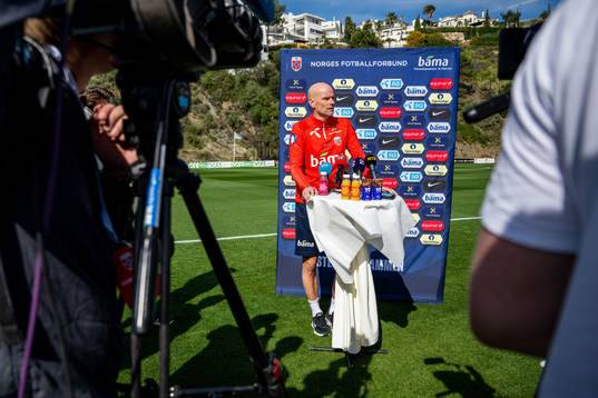 Ståle Solbakken, head coach of the Norwegian national