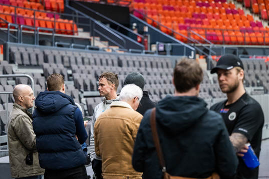 tränare Roger Rönnberg och Christian Folin