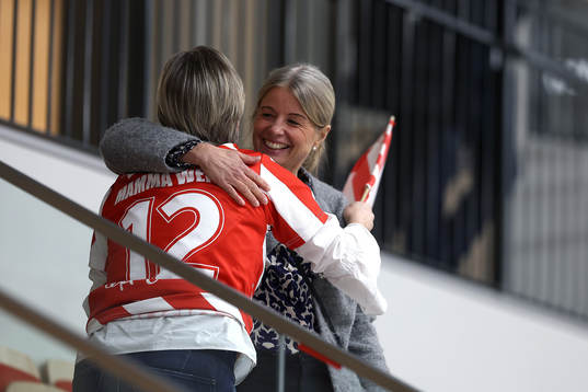 Glädje innan kvartsfinal fyra i herrarnas SSL mellan Pixbo