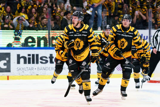 Skellefteå AIKs Jonathan Pudas jublar