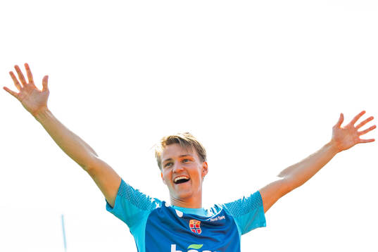 Martin Ødegaard of the Norwegian national football team