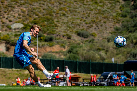 Martin Ødegaard of the Norwegian national football team