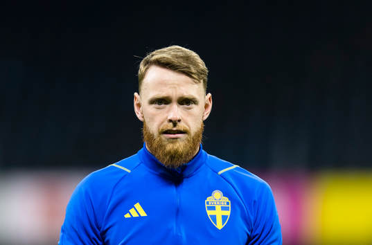 goalkeeper Viktor Johansson of Sweden