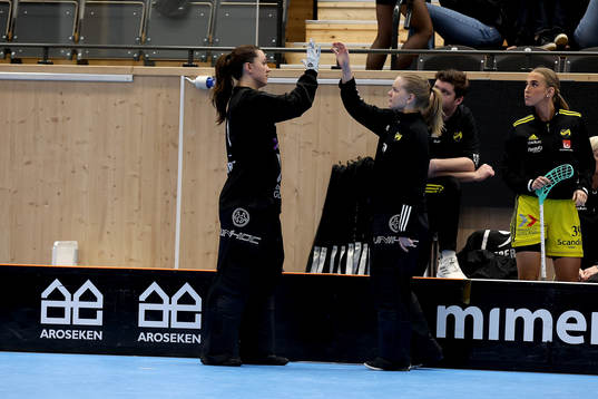 Endres målvakter Frida Görtz och Ellen Westberg