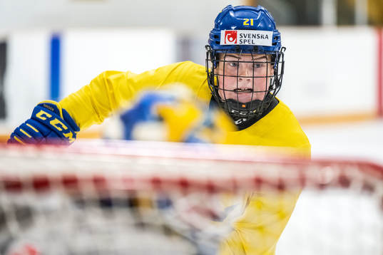 Lova Blom of Sweden at a practice session