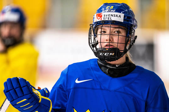 Ebba Hedqvist of Sweden at a practice session
