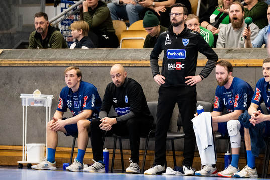 Skövdes tränare Henrik Signell