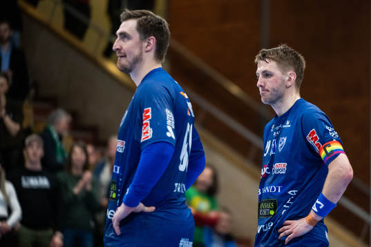 Skövdes Rex Blom och Fredrik Mossestad deppar