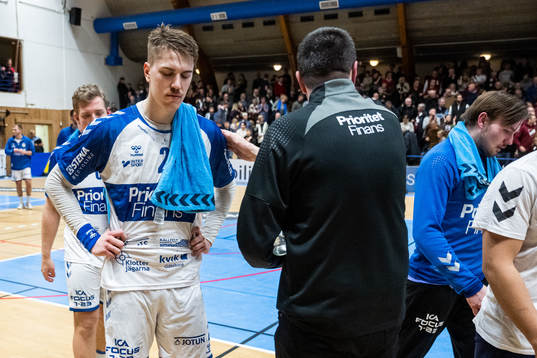 Redbergslids Oskar Joelsson deppar