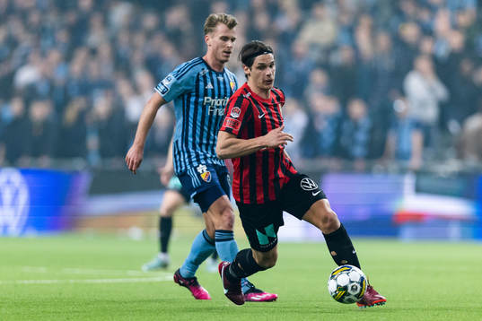 Brommapojkarnas Kevin Ackermann och Djurgårdens Rasmus
