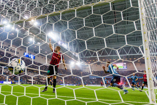 Djurgårdens Hampus Finndell gör 1-0