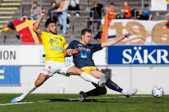 Falkenbergs Leonardo Farah Shahin och Torns Ossian Hallberg