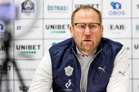 Halmstads tränare Magnus Haglund