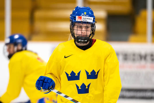 Hilda Svensson  of Sweden at a practice session