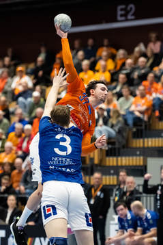 IFK Kristianstads Zoran Bozic och Aranäs Johan Ericsson