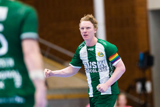 Hammarbys Gustav Davidsson jublar