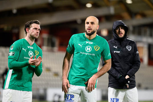 Jönköpings Södras Jesper Manns och Pashang Abdulla