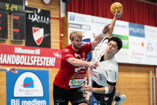 Skånelas Isak Nielsen och Lugis Casper Käll