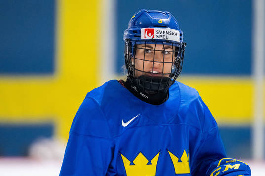 Anna Kjellbin of Sweden at a practice session
