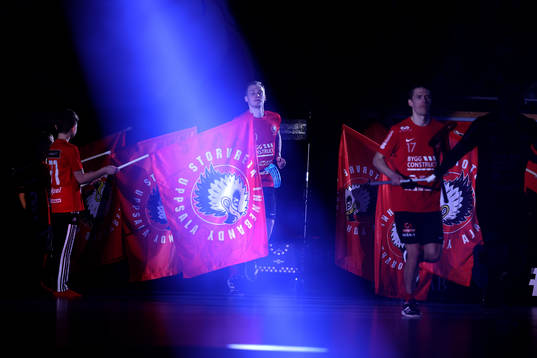 Storvreta intro innan semifinal ett i herrarnas SSL mellan