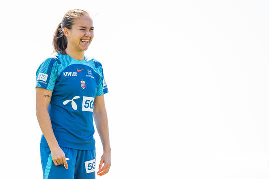 Guro Reiten of the Norwegian women's national football team
