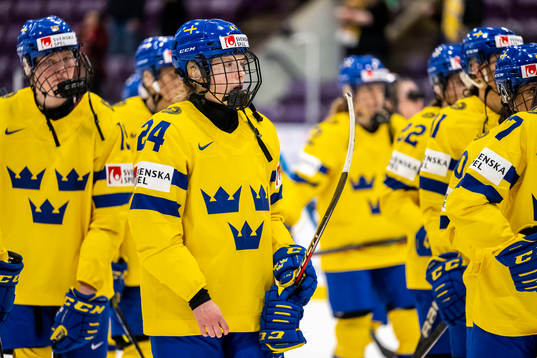 Felizia Wikner-Zienkiewicz of Sweden looks dejected