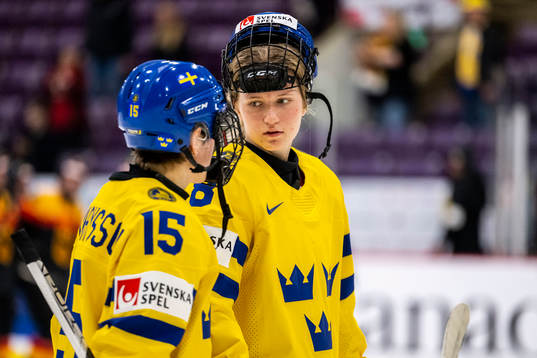 Hilda Svensson of Sweden looks dejected
