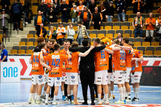 IFK Kristianstads spelare jublar