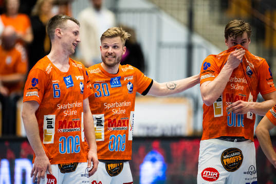 IFK Kristianstads Philip Henningsson, Anton Halen och