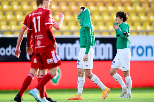 Jönköpings Södras Samuel Adrian och Robin Book deppar