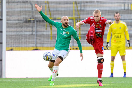 Jönköpings Södras Pashang Abdulla och Skövde AIKs Oscar