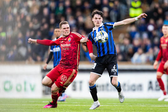 Djurgårdens Jacob Bergström och Sirius Jamie Roche