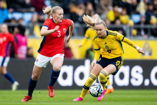 Mathilde Harviken of Norway and Matilda Vinberg of Sweden