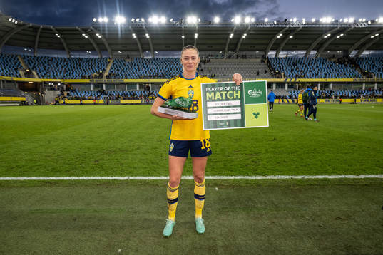 Fridolina Rolfö of Sweden poses for a photo