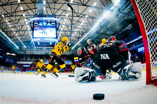 Skellefteås Rickard Hugg och Jonathan Johnsson jublar