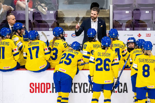 Assistant coach Andreas Karlsson and Head coach Ulf