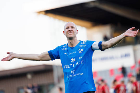 Halmstads Andreas Johansson jublar