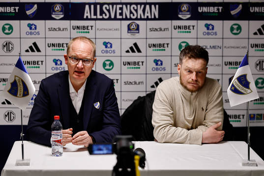 IFK Norrköpings tränare Glen Riddersholm och Värnamos