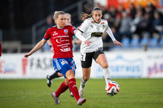 Häckens Rusul Rosa Kafaji och Vittsjös Nellie Persson