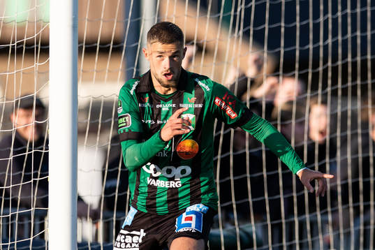 Varbergs Oliver Alfonsi jublar