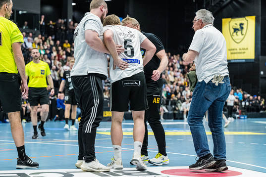 OV Helsingborgs Fabian Nygren har ont