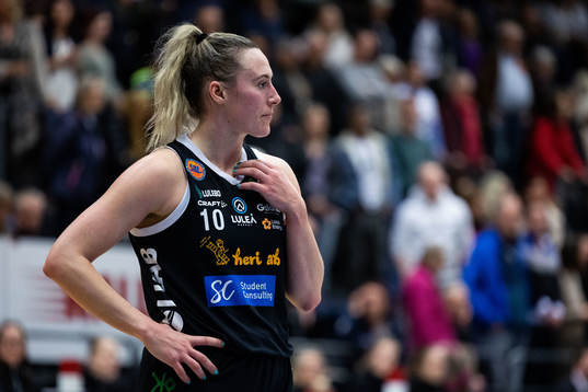 Luleå Baskets Mehryn Kraker deppar