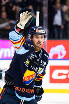 Djurgårdens Daniel Brodin jublar