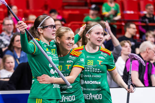 Thorengruppens Oona Kauppi, Nellie Öhgren och Veera Kauppi