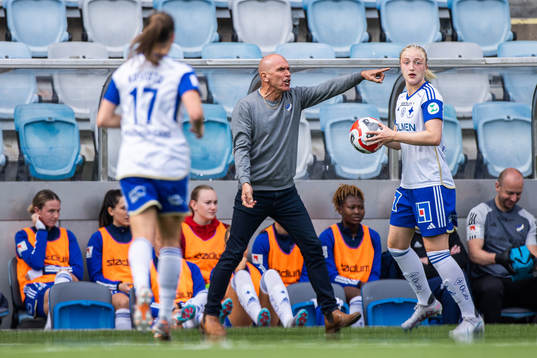 IFK Norrköpings tränare Tor-Arne Fredheim och Wilma
