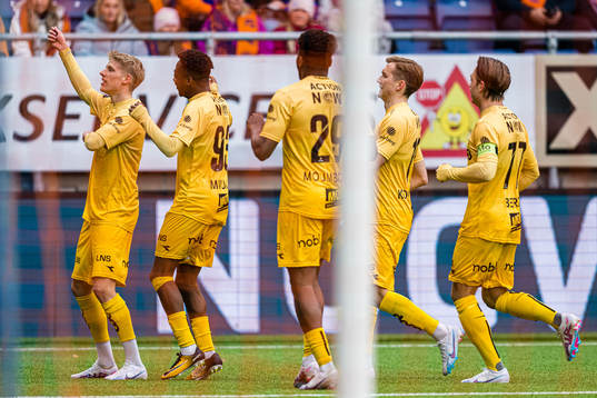 Albert Grønbæk of Bodø/Glimt celebrates