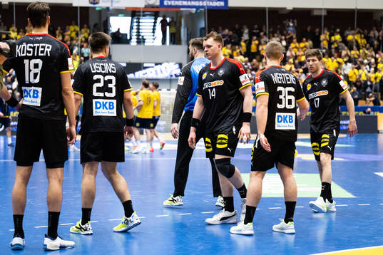 Justus Fischer of Germany looks dejected